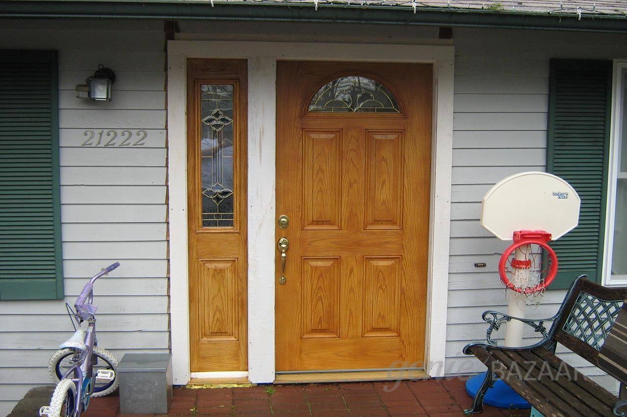 New plywood door
