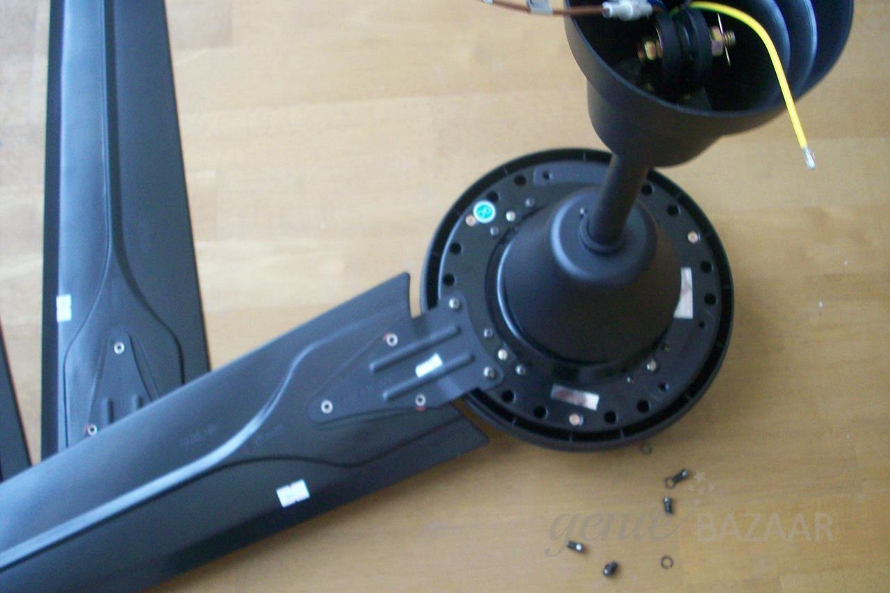 Ceiling fan: removal