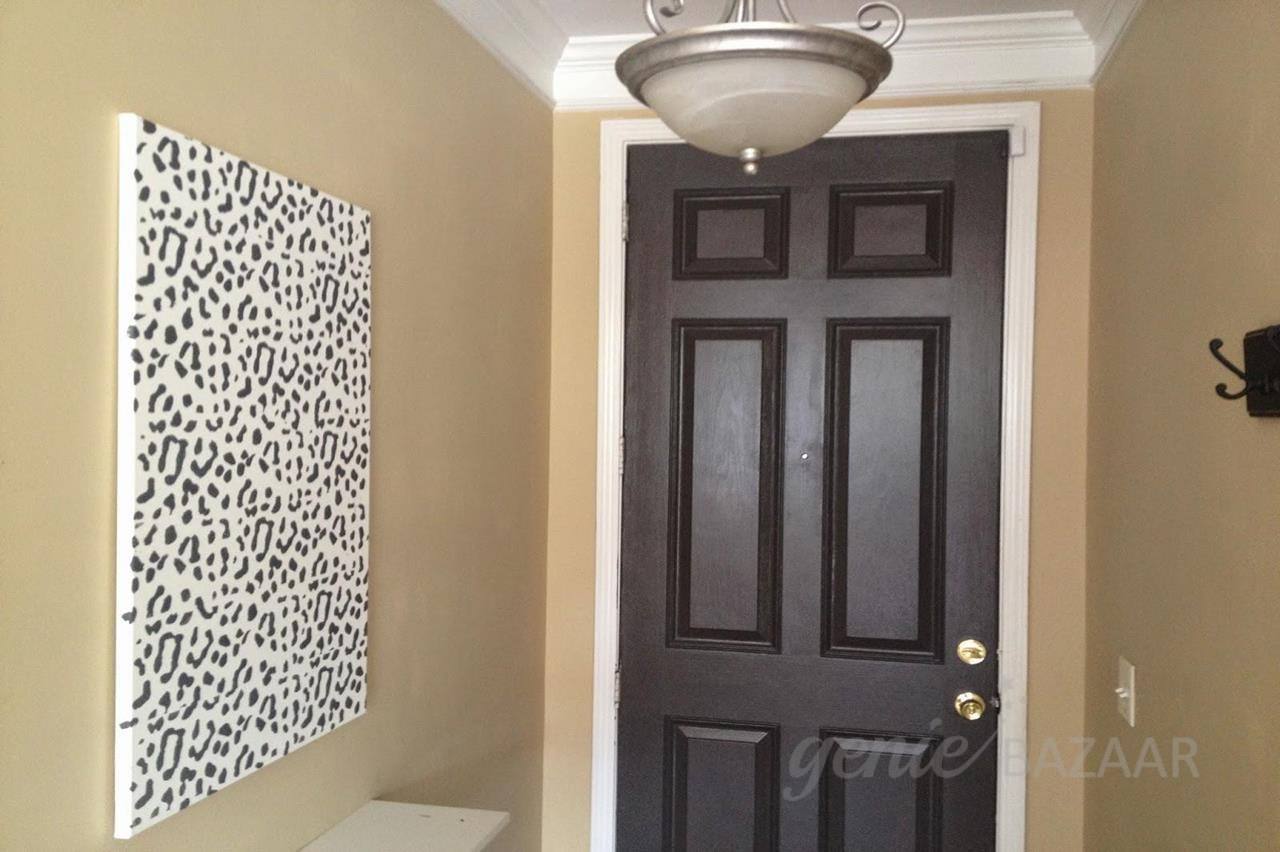 Interior door painting project