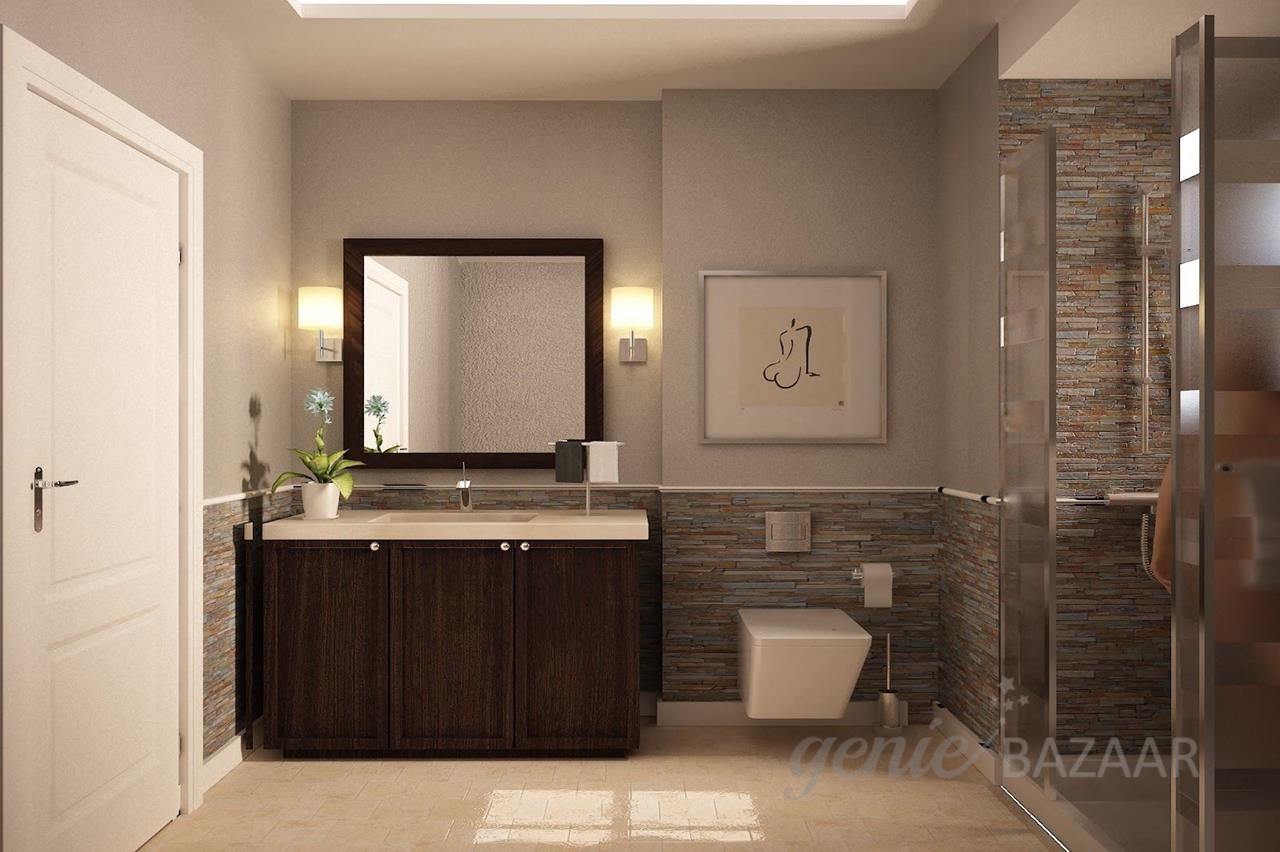 Interior painting - bathroom