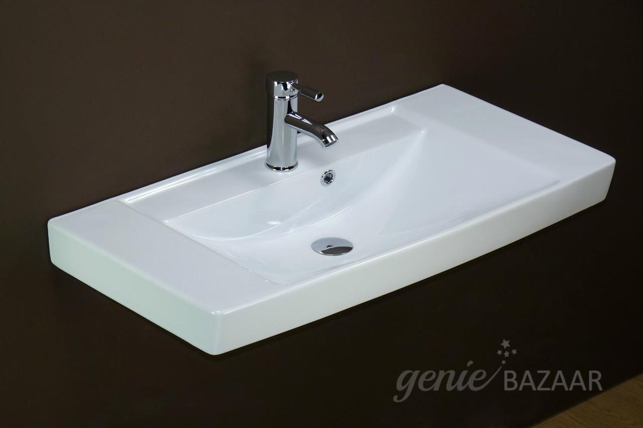 New wash basin installation