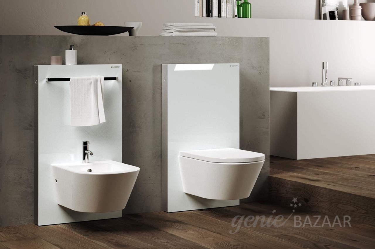 Flush tank (concealed) installation