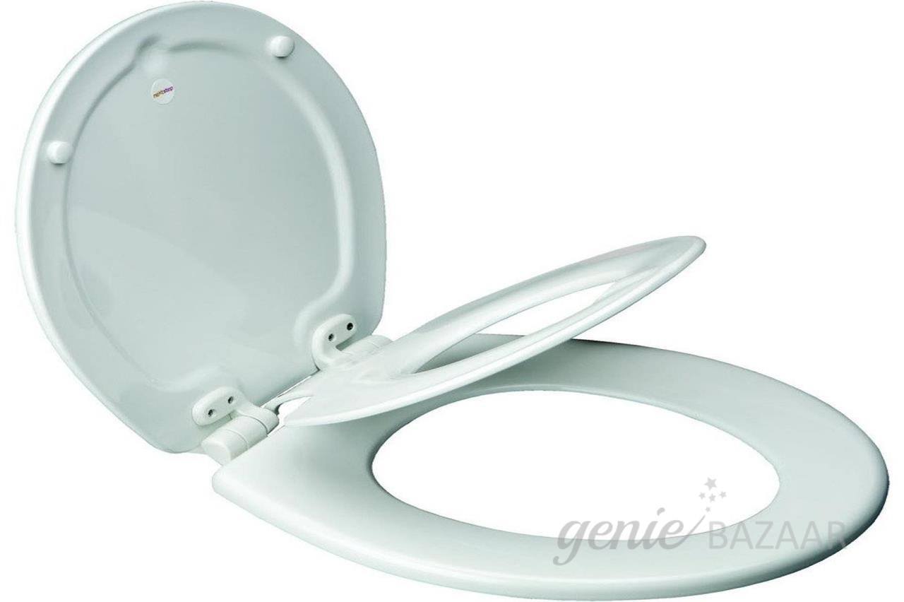 Toilet seat cover/roll holder