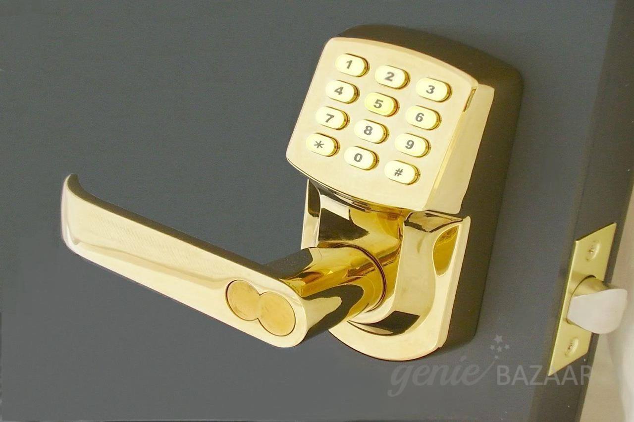 Install electronic door lock system