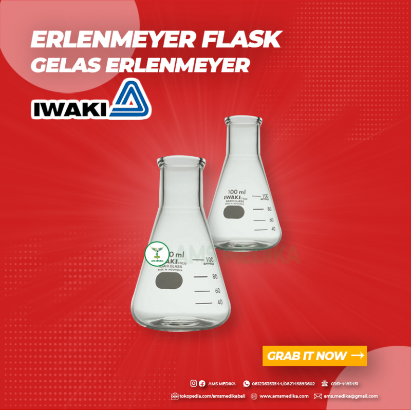 Erlenmeyer Flask Iwaki AMS MEDIKA