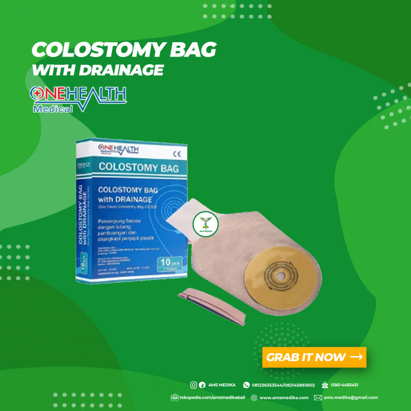 Colostomy Bag With Drainage Onehealth AMS MEDIKA