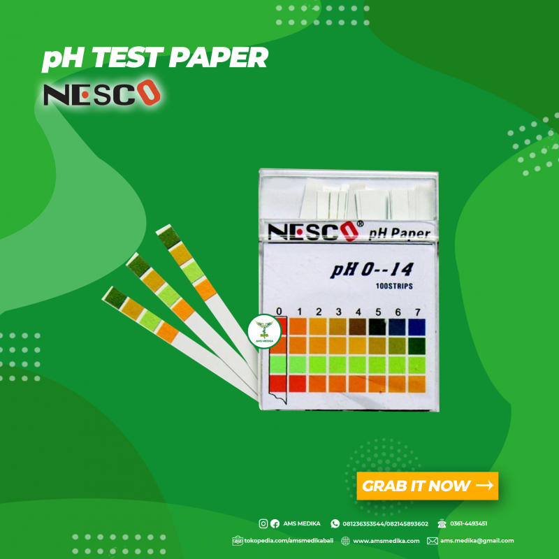 pH Test Paper Nesco AMS MEDIKA