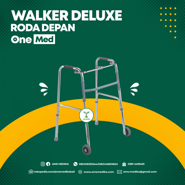 Walker Deluxe Roda Onemed AMS MEDIKA