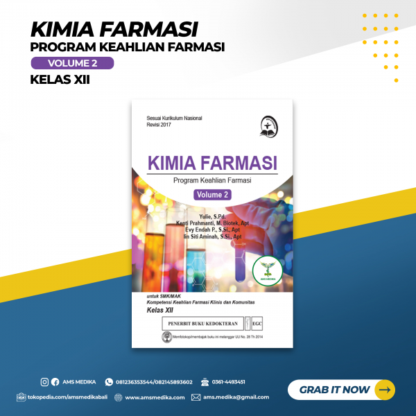 Kimia Farmasi Kelas XII, Volume 2 