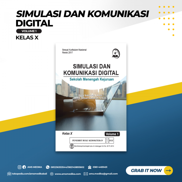 Simulasi dan Komunikasi Digital Kelas X, Volume 1