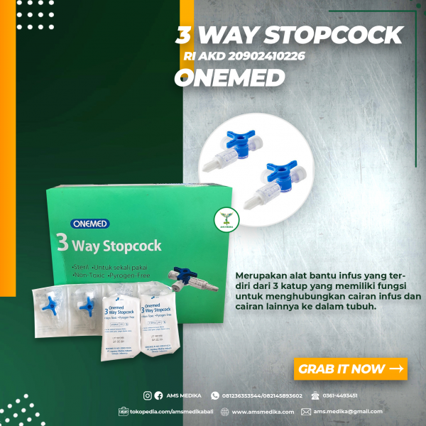 3 Way Stopcock Onemed