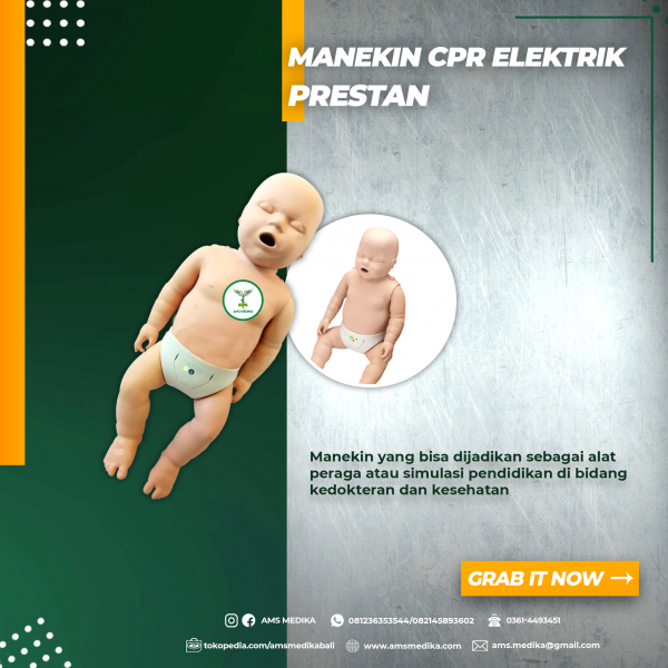 Manekin Bayi CPR Electric Prestan