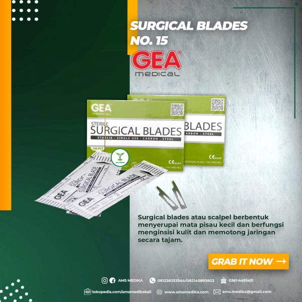 Surgical Blades No 15 GEA