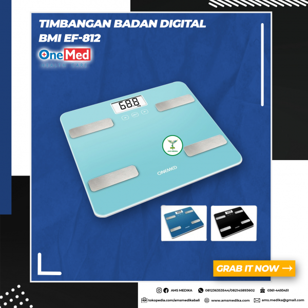 Timbangan Badan Digital BMI EF-812 Onemed