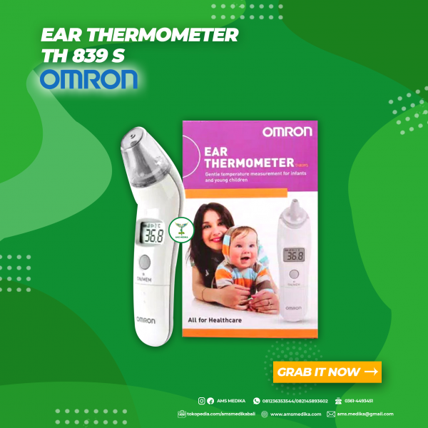 Ear Thermometer TH839S Omron AMS MEDIKA