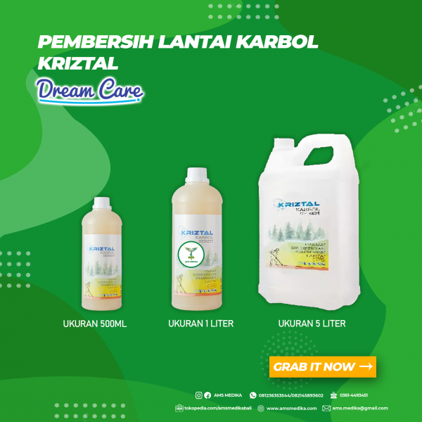 Pembersih Lantai Karbol Kriztal Dream Care