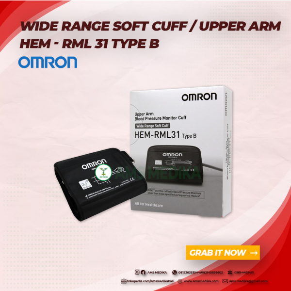 Wide Range Soft Cuff HEM-RML31 Type B Omron