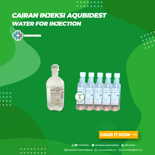 Cairan Aquabidest / Water for Injection Satoria Pharma