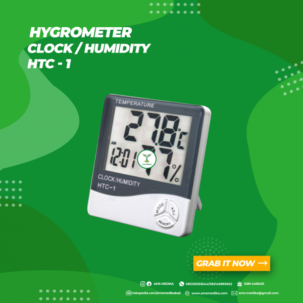 Thermometer Hygrometer Ruangan HTC-1