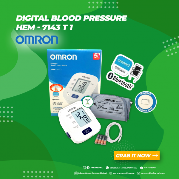 Tensimeter Digital / Digital Blood Pressure HEM-7143 T1 Omron