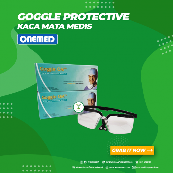 Goggle Protective / Kaca Mata Pelindung Medis Onemed