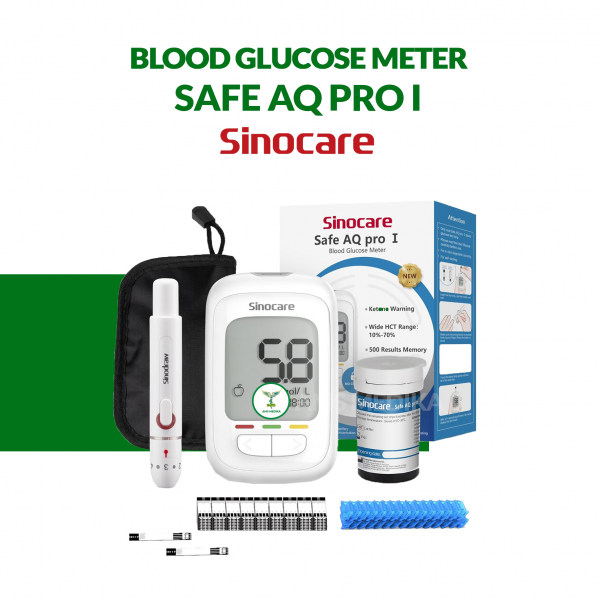 Alat Cek Gula Darah / Blood Glucose Meter Safe AQ Pro I Sinocare
