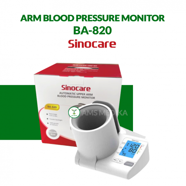 Tensimeter Lengan Digital / Arm Digital Blood Pressure BA-820 Sinocare