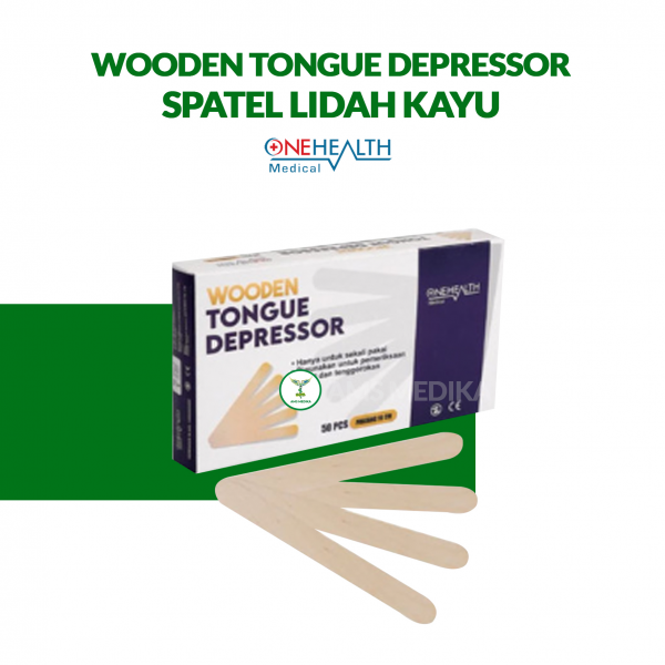 Tong Spatel Lidah Kayu Onehealth