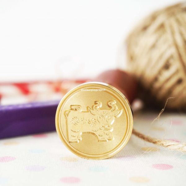 product Wax Stamp Chinese Zodiac 2 - Ox