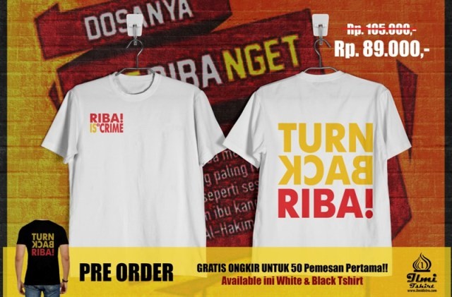 Tshirt Turn Back Riba