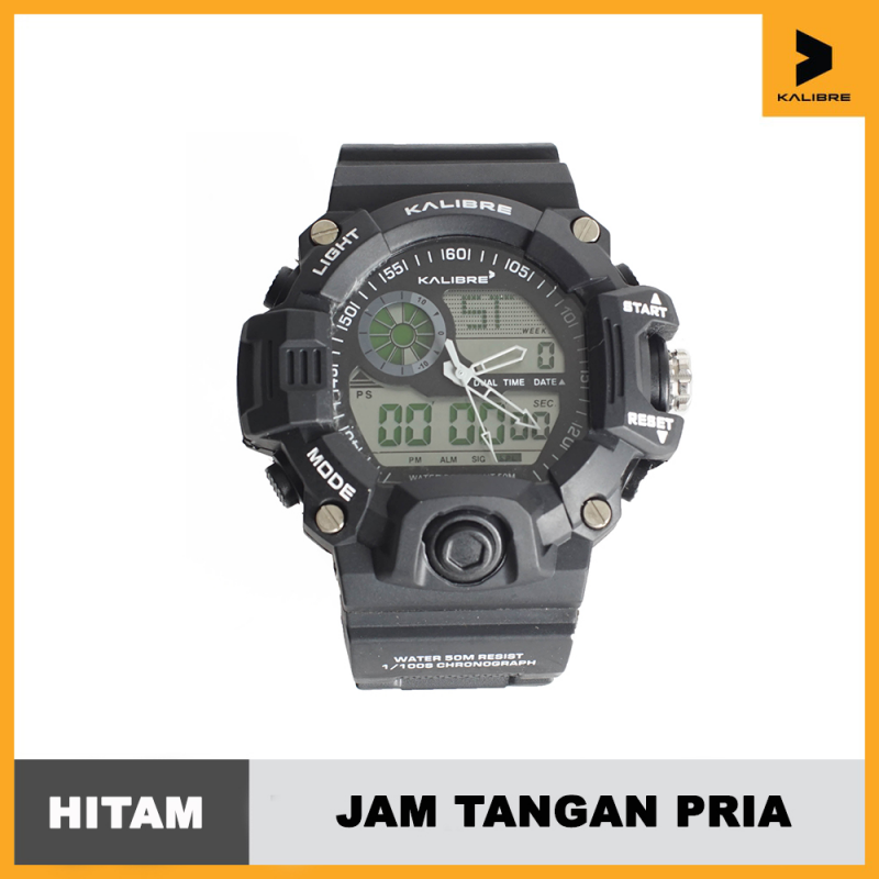 Jam Tangan Digital Analog Pria Kalibre Watch Elgyn 996222 000 KALIBRE