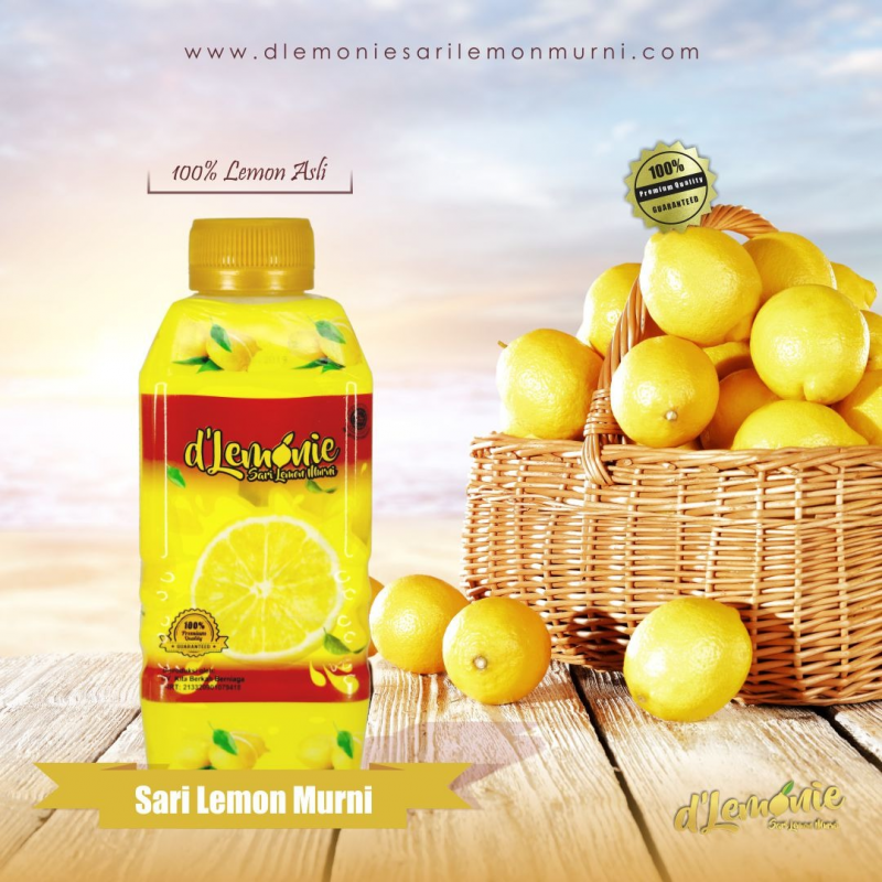 D'LEMONIE Sari Lemon Murni Kualitas Premium