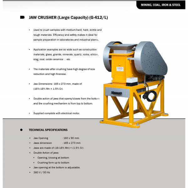 PT Mora Anugerah Berkat MINING COAL TESTING EQUIPMENT