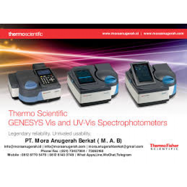 PT Mora Anugerah Berkat Genesys Family Spectrophotometer