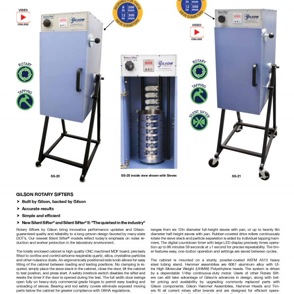 GILSON ROTARY SIFTERS PT Mora Anugerah Berkat