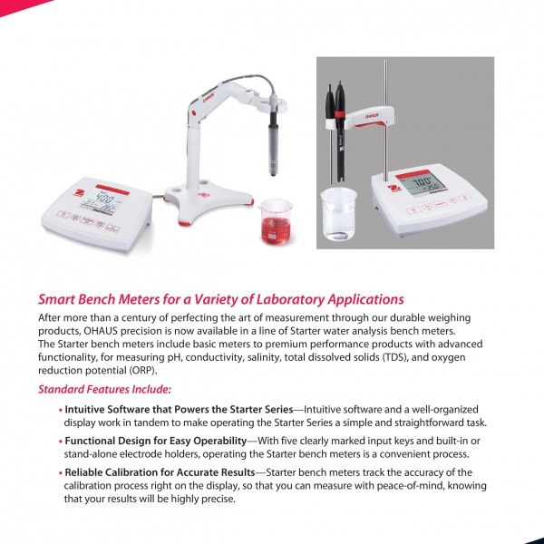 OHAUS STARTER 3100 pH BENCH PT Mora Anugerah Berkat