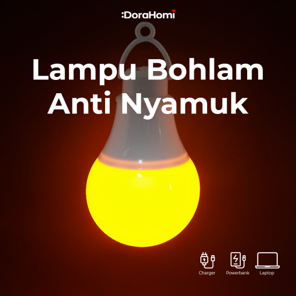 product Lampu Tidur Anti Nyamuk USB Portable (Travel, Camping, Outdoor) MILEE USB LED BULB 3W, BERGARANSI!