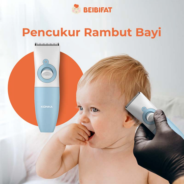 product Hair Clipper Mesin Cukur Rambut Bayi Elektrik Alat Potong Rambut Portebel