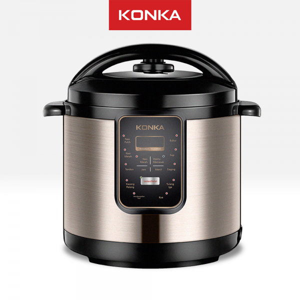 product Presto Listrik KONKA Serbaguna Elektrik Pressure Cooker Electric Digital Multi Cooker Rice Cooker 5L