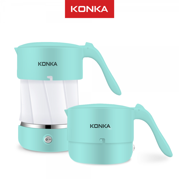product KONKA Teko Ketel listrik lipat portable pemanas air kopi 500 ml
