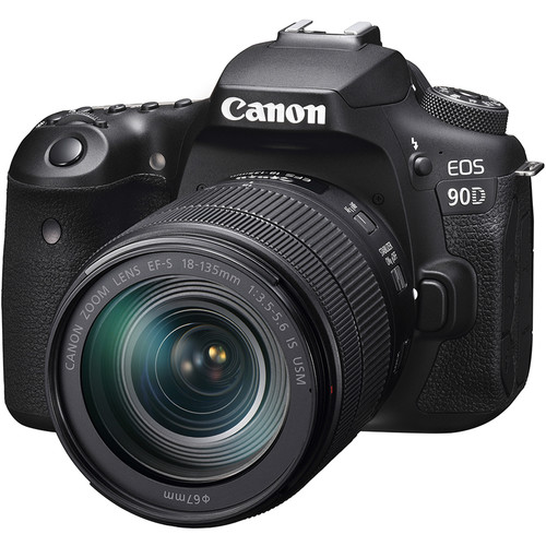 Canon EOS 90D DSLR Camera with 18-135mm IS USM Lens