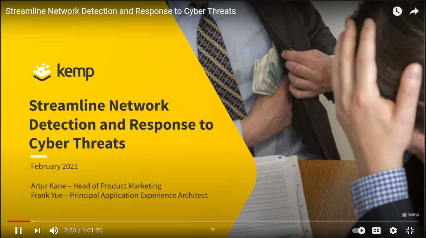 Streamline network detection and response to cyber-threats