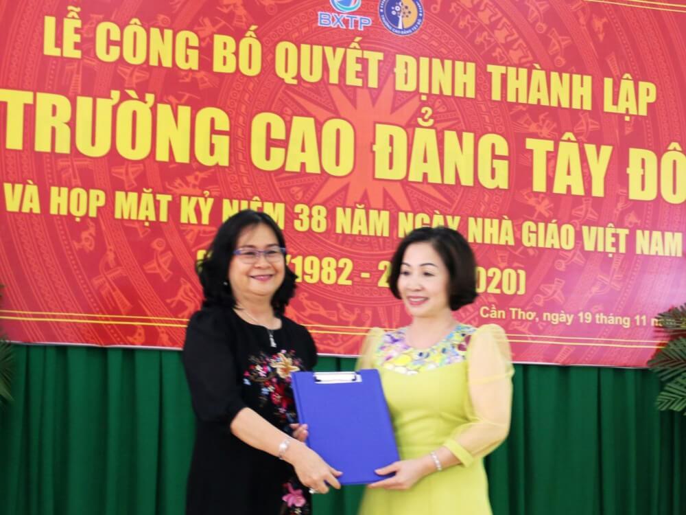 Trường Cao đẳng Tây Đô được thành lập