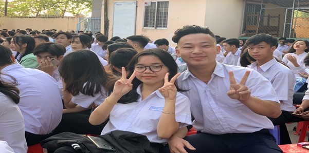 Độ đáng yêu của các bạn học sinh trường Lê Quý Đôn