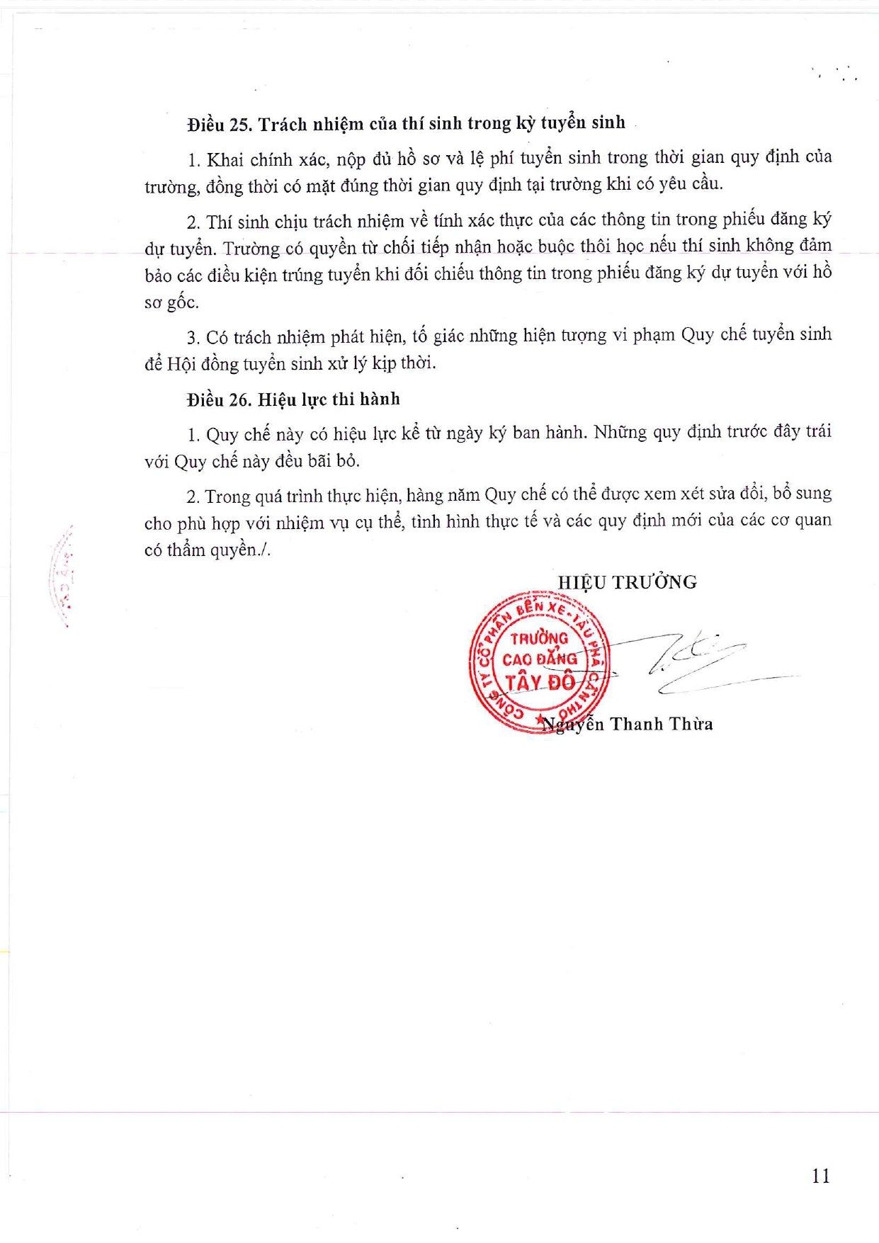 Quy chế Tuyển sinh năm 2022