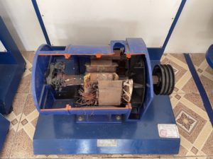 Mô cắt bổ máy phát điện xoay chiều 3 pha