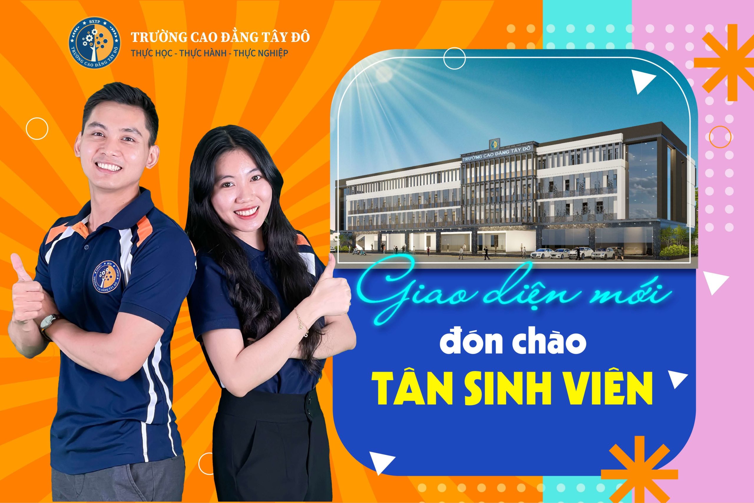 diện mạo mới đón chào tân sinh viên