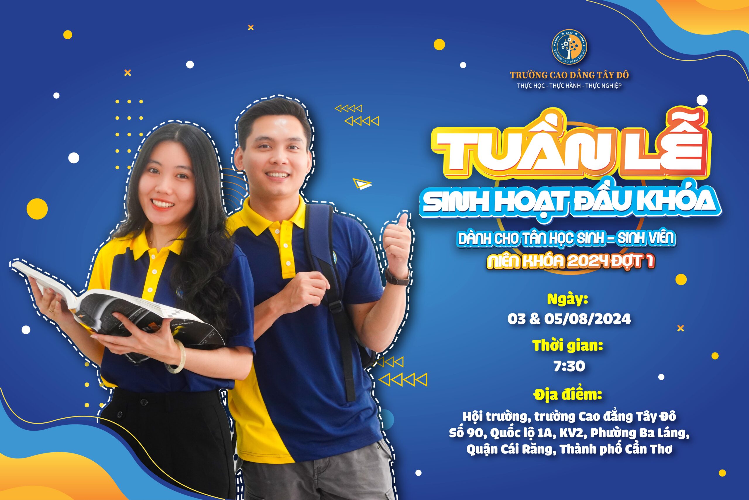 Tuần Lễ Sinh Hoạt Đầu Khóa Dành Cho Tân HSSV Khóa 2024 Đợt 1