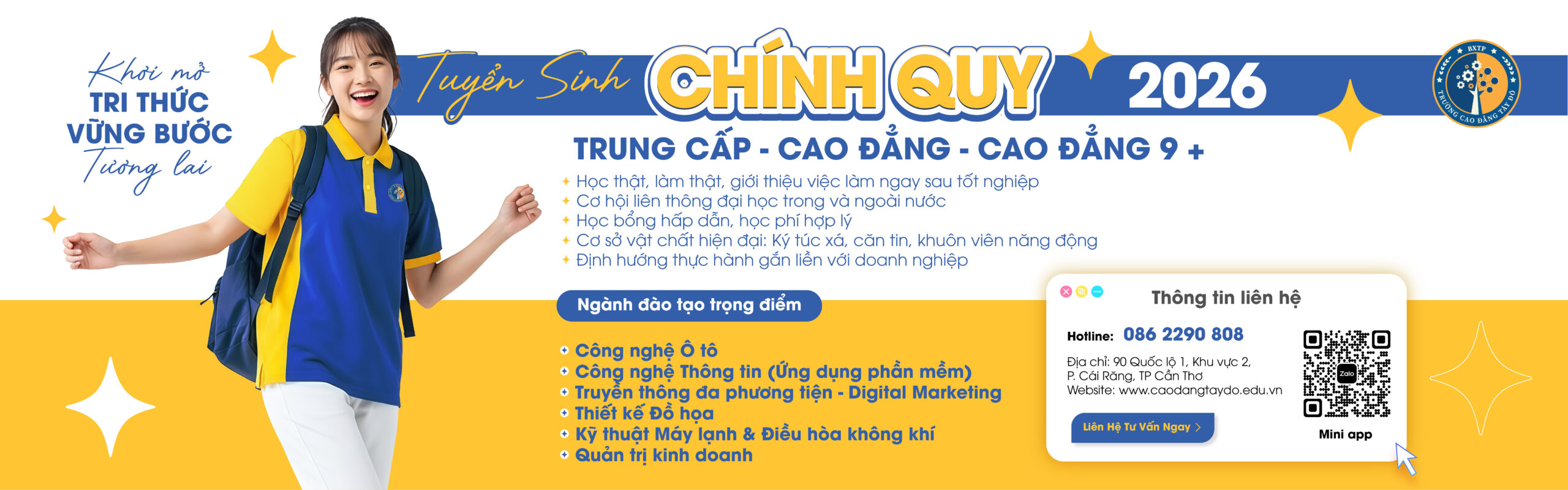 Trường Cao Đẳng Tây Đô &#8211; Tay Do College (TDC)