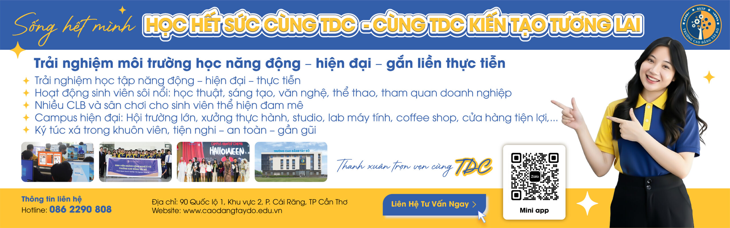 Trường Cao Đẳng Tây Đô &#8211; Tay Do College (TDC)